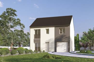 Terrain avec maison neuve à vendre 393 000 € Louvres 95380