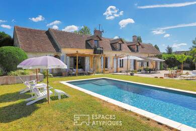 Maison à vendre 525 000 € 6 pièces 4 chambres 172 m² 2 735 m² de terrain Villeneuve la Guyard 89340