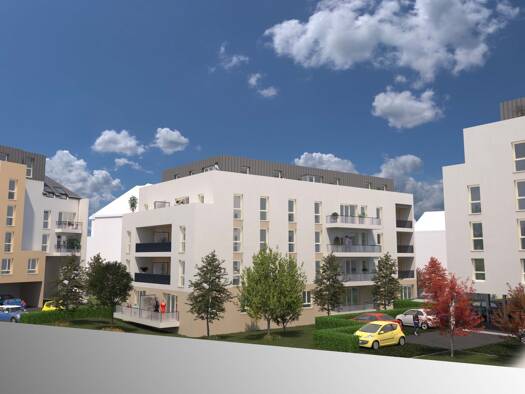 Appartement à vendre - neuf 136 000 € 2 pièces 1 chambre 53 m² dès le 30/06/2026 Rive Gauche-La Madeleine Épinal 88000