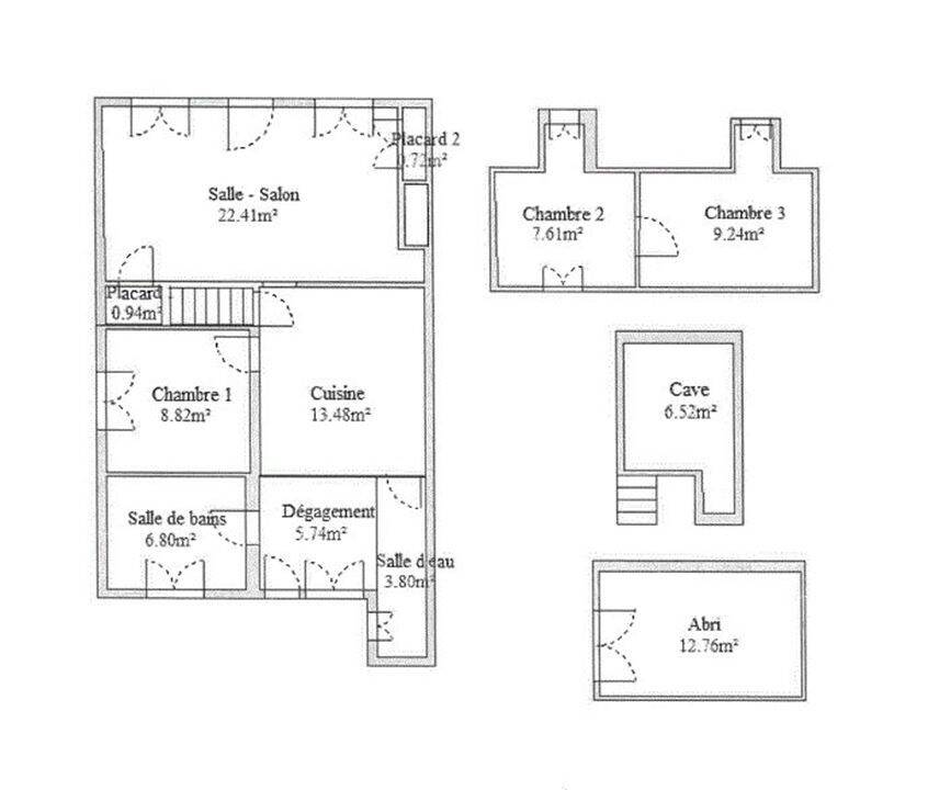 Maison à louer, 80m², SAILLY FLIBEAUCOURT