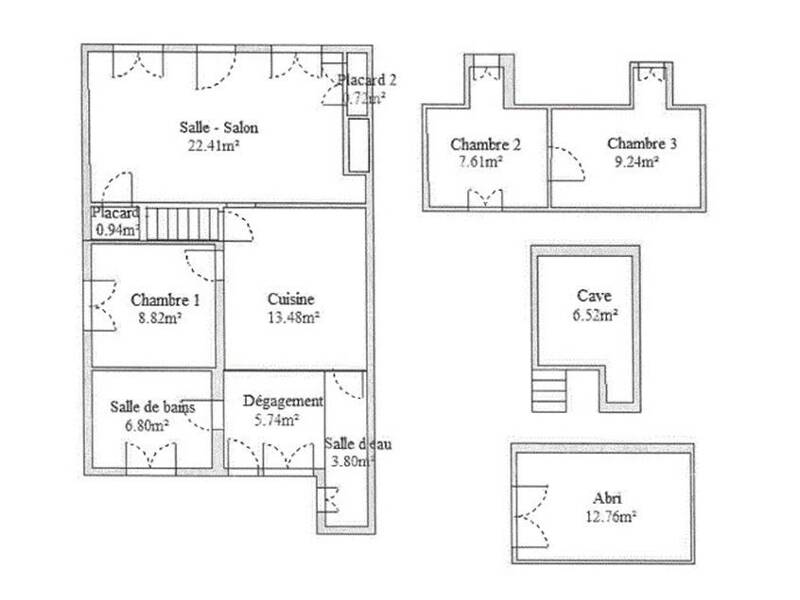 Maison à louer, 80m², SAILLY FLIBEAUCOURT