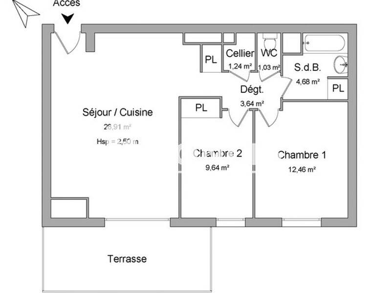 Maison à louer, 62m², PORT SAINT LOUIS DU RHONE