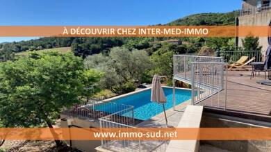 Maison à vendre 440 000 € 5 pièces 4 chambres 165 m² 578 m² de terrain Roquebrun 34460