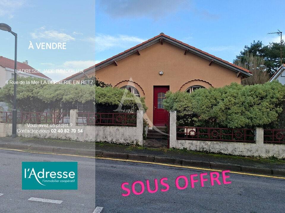 Maison à vendre, 79m², LA BERNERIE EN RETZ