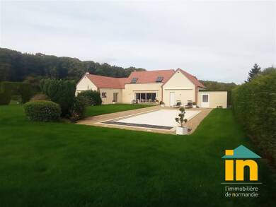 Maison à vendre 514 500 € 6 pièces 3 chambres 233 m² 5 000 m² de terrain Saint Hilaire sur Risle 61270