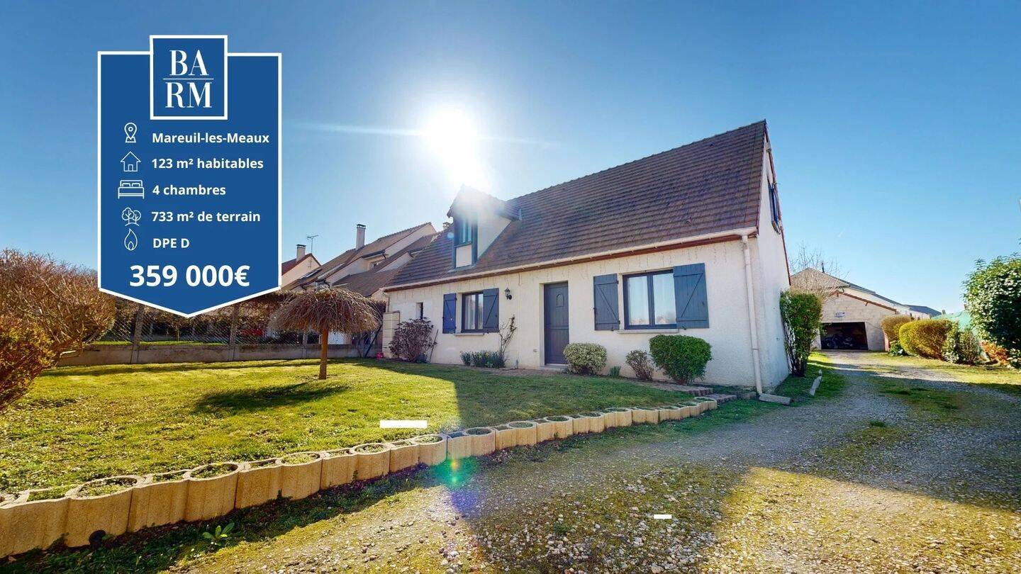 Maison à vendre, 123m², MAREUIL LES MEAUX