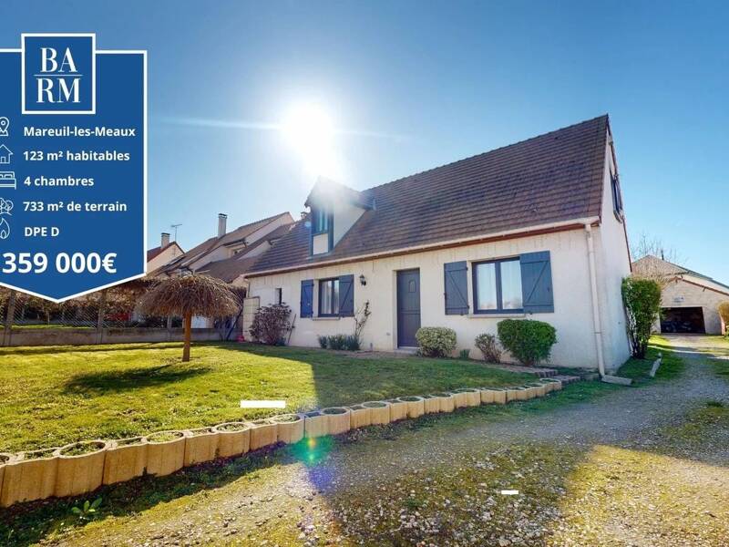Maison à vendre, 123m², MAREUIL LES MEAUX