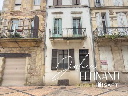 Maison de ville à vendre 45 000 € 5 pièces 4 chambres 200 m² 88 m² de terrain Sainte Catherine Villeneuve-sur-Lot 47300