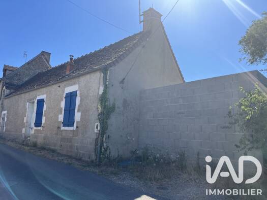 Maison de plain-pied à vendre 89 000 € 5 pièces 4 chambres 70 m² 5 406 m² de terrain Mérigny 36220