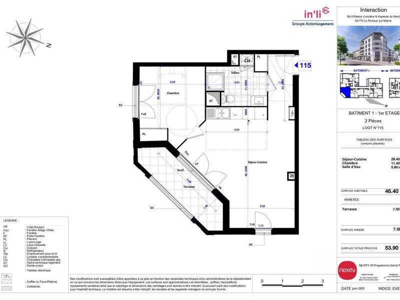 Maison à louer, 46m², LE PERREUX SUR MARNE