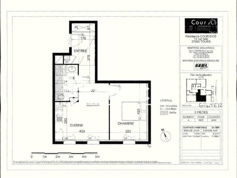 Maison à louer, 39m², TOURS