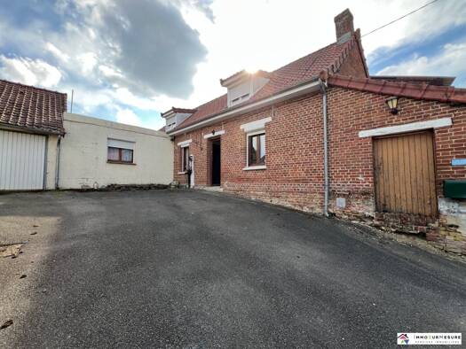 Maison de plain-pied à vendre 99 000 € 5 pièces 3 chambres 100 m² 530 m² de terrain Croix-en-Ternois 62130
