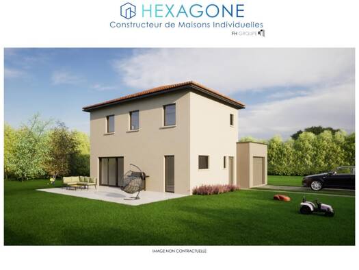 Terrain avec maison neuve à vendre 240 000 € 5 pièces 4 chambres 90 m² 350 m² de terrain Coise 69590