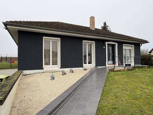 Maison de plain-pied à vendre 210 000 € 4 pièces 3 chambres 86 m² 872 m² de terrain Saint-Ouen 80610