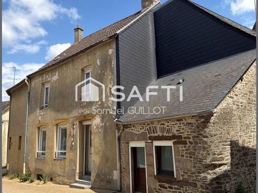 Maison de ville à vendre 75 000 € 6 pièces 4 chambres 124 m² 140 m² de terrain Pré-en-Pail-Saint-Samson 53140