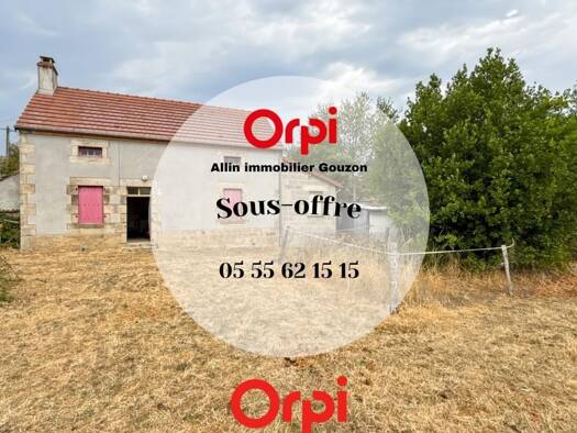 Maison à vendre 39 000 € 2 pièces 1 chambre 65 m² 2 699 m² de terrain Trois-Fonds 23230