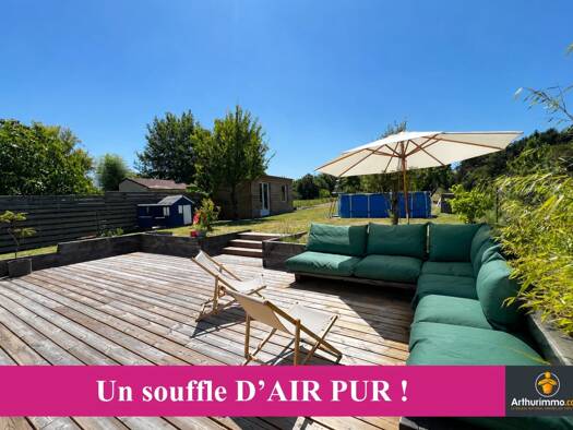 Maison de plain-pied à vendre 319 500 € 1 pièce 3 chambres 94 m² 1 546 m² de terrain Saint-Jean-de-Boiseau 44640
