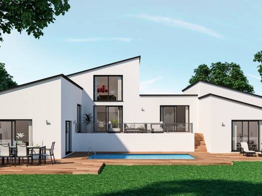 Terrain avec maison neuve à vendre 610 700 € 4 pièces 3 chambres 194 m² 540 m² de terrain Theix 56450