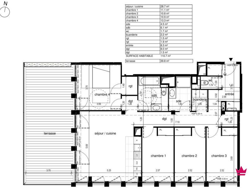 Maison à vendre, 111m², LYON 3E