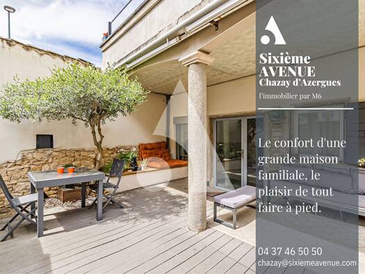 Maison à vendre 435 000 € 6 pièces 4 chambres 195 m² 183 m² de terrain Chazay-d'Azergues 69380