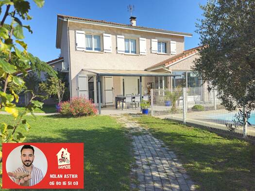 Maison à vendre 349 000 € 5 pièces 3 chambres 150 m² 900 m² de terrain Bellegarde-Poussieu 38270