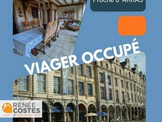 Maison en viager occupé Bouquet 82 175 € 5 pièces 3 chambres 106 m² 1 003 m² de terrain Prefecture Arras 62000