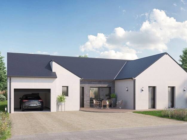 Terrain avec maison neuve à vendre 252 929 € 4 pièces 3 chambres 110 m² 425 m² de terrain Saint-Julien-l'Ars 86800