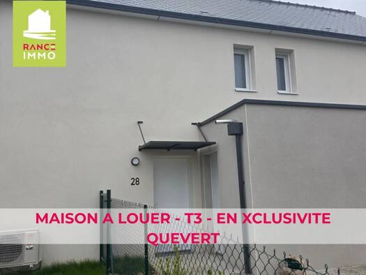 Maison à louer 935 € 3 pièces 2 chambres 62,7 m² Quévert 22100