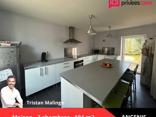 Maison à vendre 317 000 € 5 pièces 3 chambres 104 m² 186 m² de terrain Voie Ferree-Lotissements Ancenis-Saint-Géréon 44150