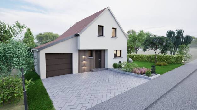 Terrain avec maison neuve à vendre 317 900 € Spechbach-le-Bas 68720