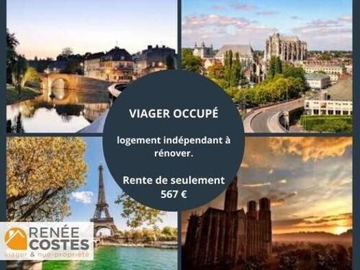 Maison en viager occupé Bouquet 41 420 € 5 pièces 3 chambres 107 m² 400 m² de terrain Le Haut de l'Isle-Adam L Isle Adam 95290