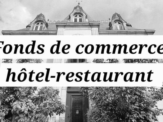 Hôtel à vendre Fonds de commerce 148 400 € 865 m² d'espace de restauration Centre Ville-Saint Martial Chauvigny 86300