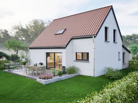 Terrain avec maison neuve à vendre 367 000 € 6 pièces 4 chambres 130 m² 1 604 m² de terrain Husseren-Wesserling 68470