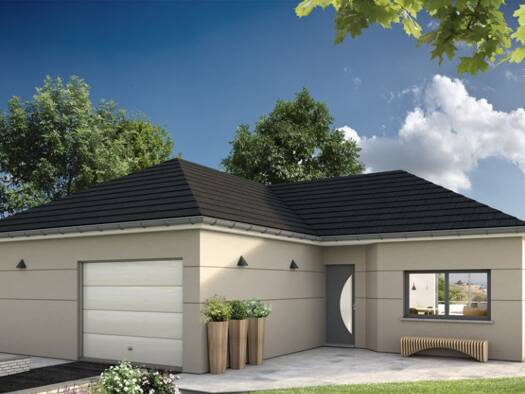 Terrain avec maison neuve à vendre 242 600 € 4 pièces 3 chambres 97 m² 1 501 m² de terrain Corneville-sur-Risle 27500