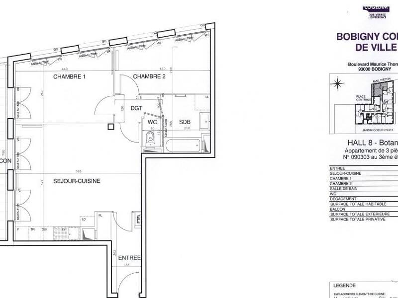 Maison à louer, 64m², BOBIGNY