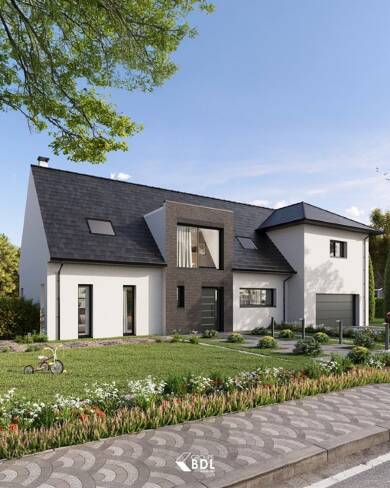 Terrain avec maison neuve à vendre 343 000 € Plailly 60128