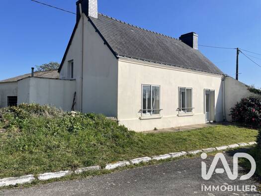 Maison de plain-pied à vendre 168 000 € 2 pièces 1 chambre 60 m² 434 m² de terrain Plouhinec 56680