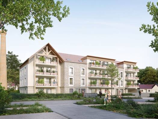 Appartement en viager - neuf 247 000 € 3 pièces 75,4 m² 2ème étage Tigery 91250