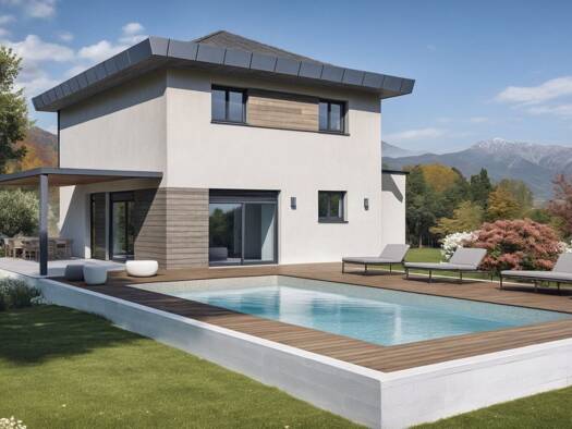 Terrain avec maison neuve à vendre 663 000 € 4 pièces 3 chambres 130 m² 509 m² de terrain Thoiry 01710