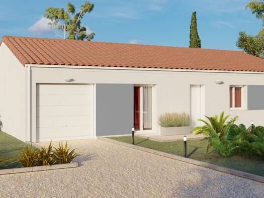 Terrain avec maison neuve à vendre 219 000 € 4 pièces 3 chambres 76 m² 450 m² de terrain Corsept 44560
