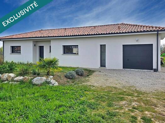 Maison de plain-pied à vendre 339 000 € 4 pièces 3 chambres 100 m² 1 023 m² de terrain Caraman 31460