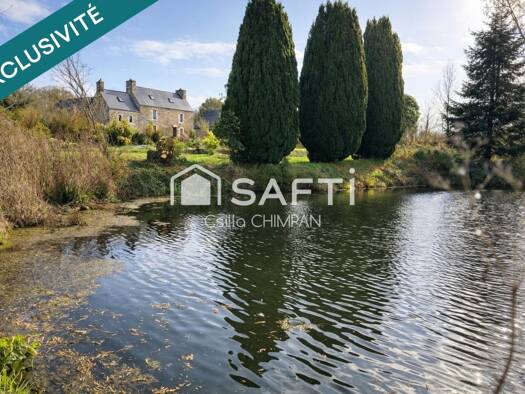 Ferme à vendre 386 000 € 9 pièces 7 chambres 200 m² 9 263 m² de terrain Trégrom 22420