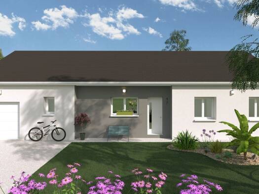 Terrain avec maison neuve à vendre 185 500 € 4 pièces 3 chambres 101 m² 892 m² de terrain Treban 03240