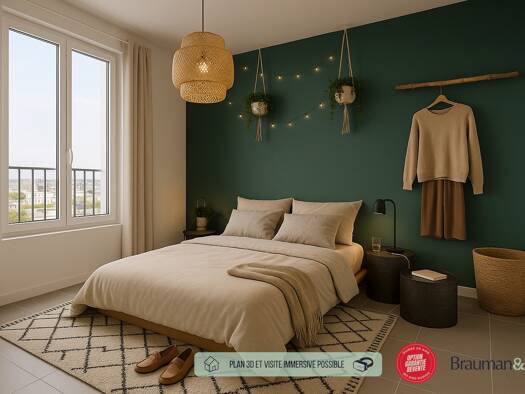 Appartement à vendre - neuf 353 745 € 3 pièces 65 m² RDC Centre Haut Vernouillet 78540