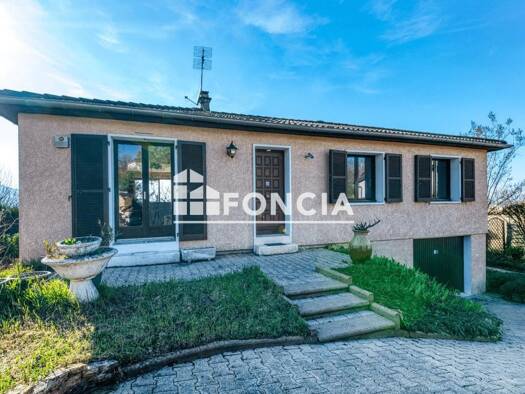 Maison de plain-pied à vendre 395 000 € 4 pièces 3 chambres 90 m² 800 m² de terrain Genay 69730