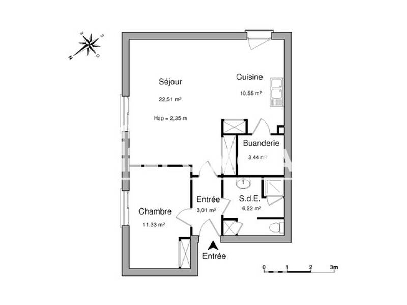 Maison à louer, 57m², BREST