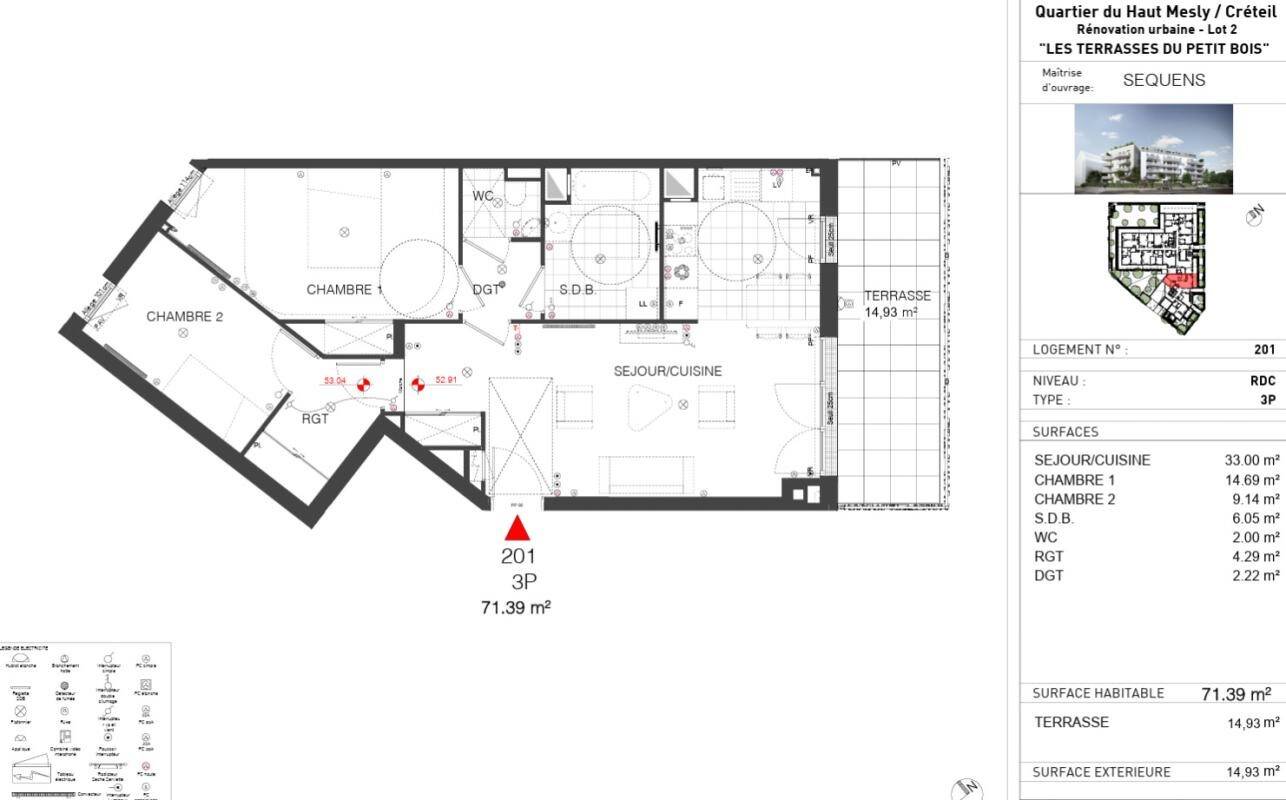Maison à louer, 71m², CRETEIL