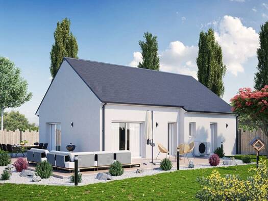 Terrain avec maison neuve à vendre 177 134 € 3 pièces 2 chambres 69 m² 501 m² de terrain Bellevigne-en-Layon 49380