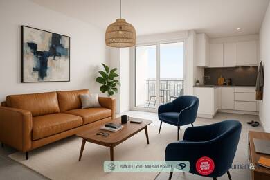 Appartement à vendre 252 512 € 3 pièces 2 chambres 56 m² 3ème étage Marcel Sembat Villetaneuse 93430