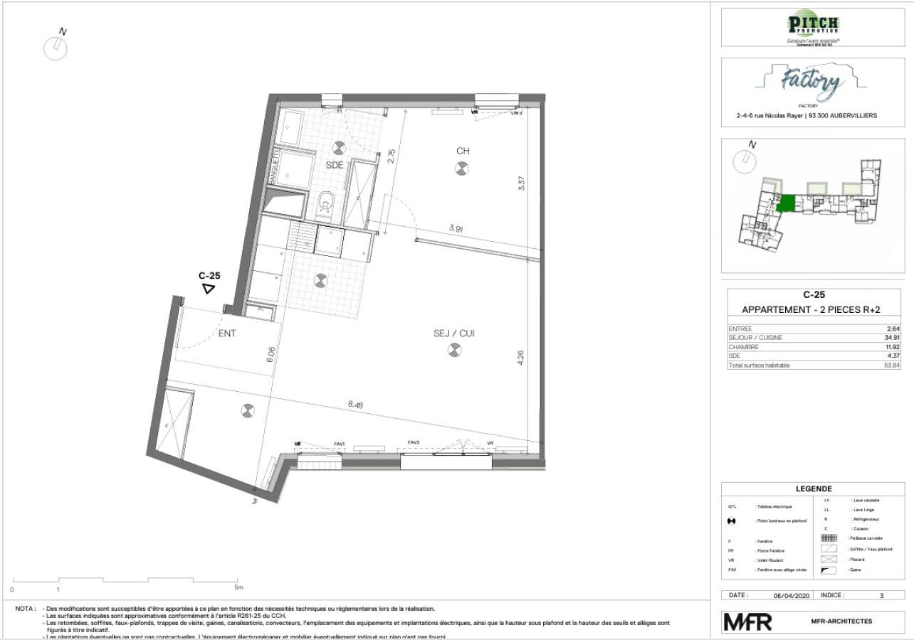 Maison à louer, 54m², AUBERVILLIERS